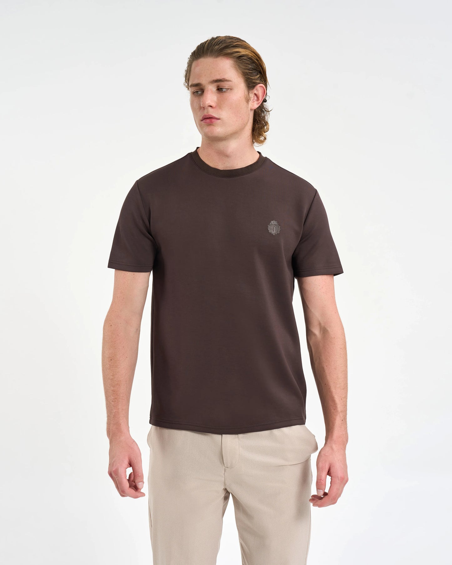 Espresso Crest Badge T-Shirt