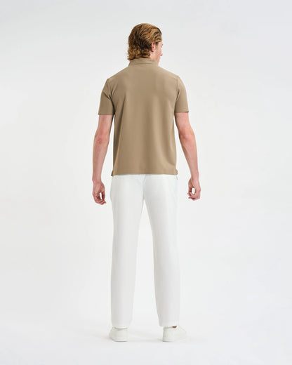 Men's Textured Polo Shirt
