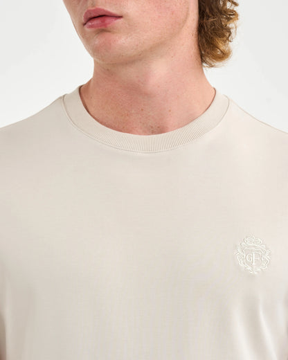 Parchment Emblem Cotton T-Shirt