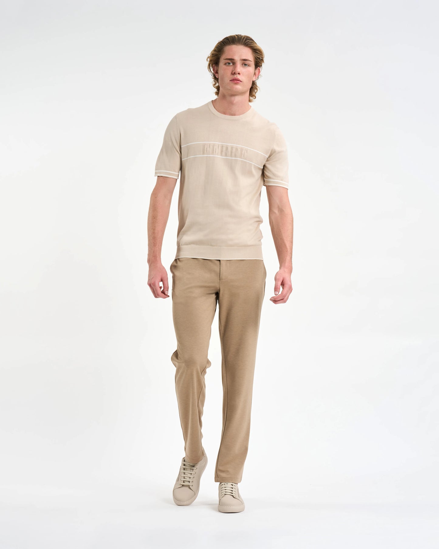 Oat Knit Crewneck Tee