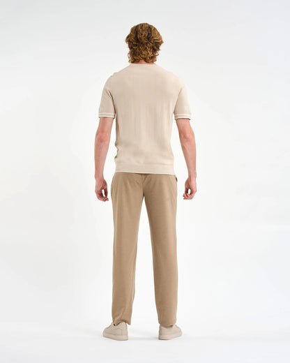 Oat Knit Crewneck Tee