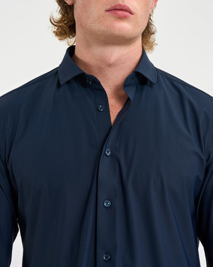 Midnight Micro-Dot Performance Shirt