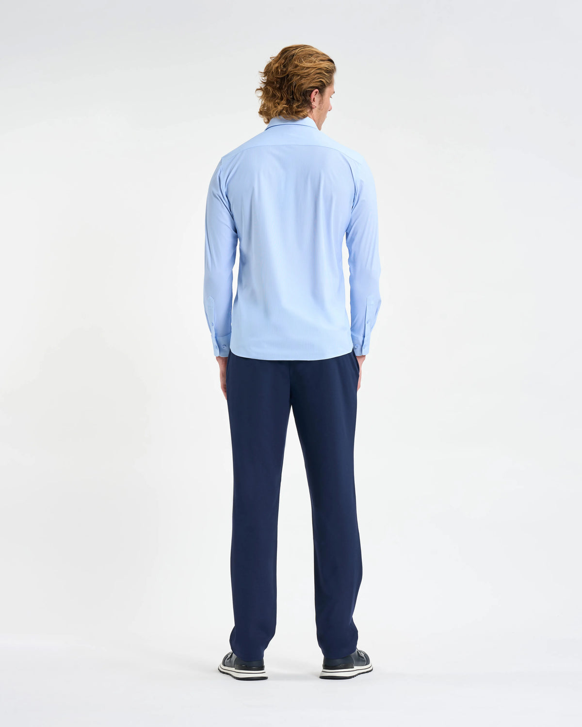 Crest-Embroidered Long Sleeve Shirt