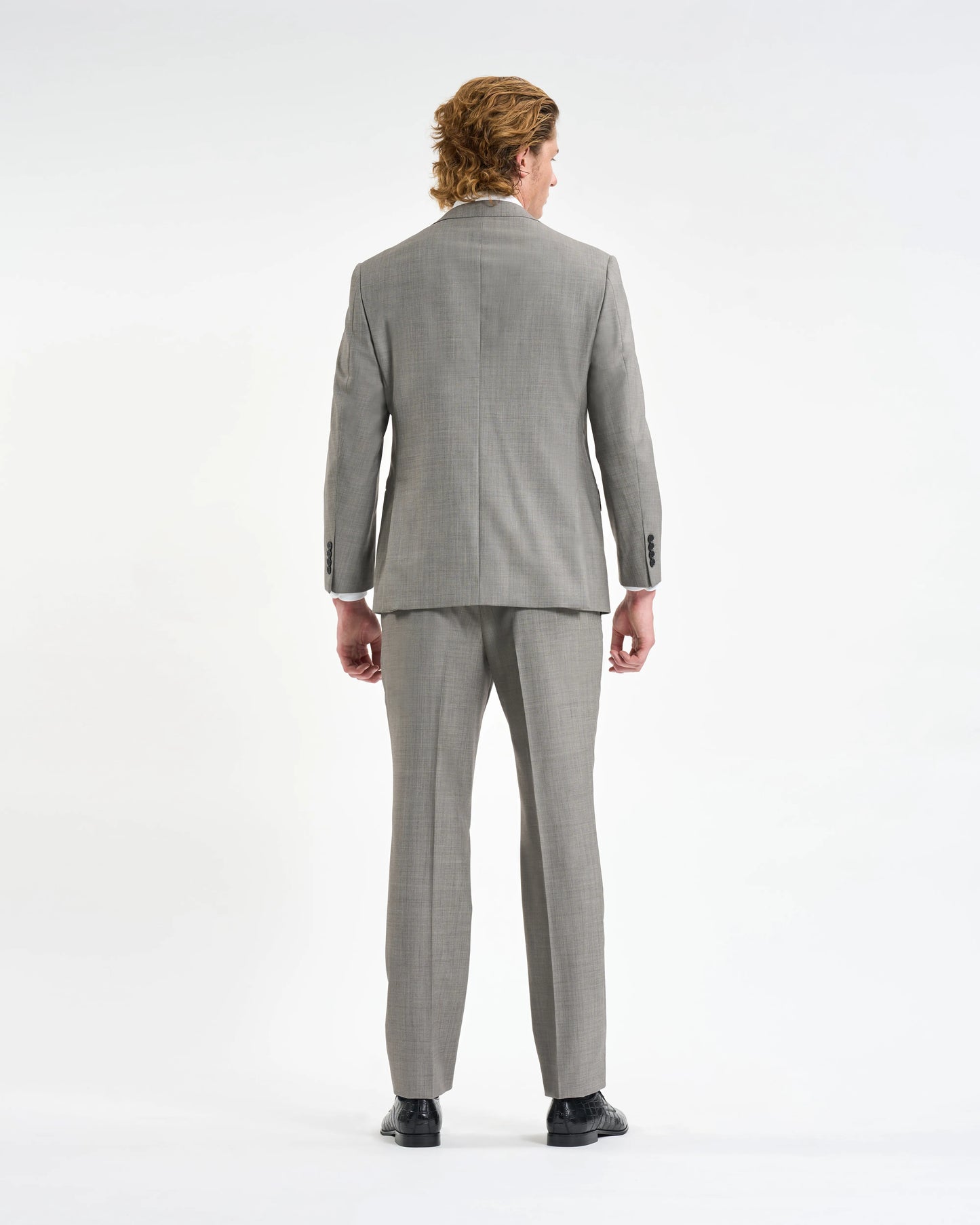 Dove Grey Micro-Check Two-Piece Suit