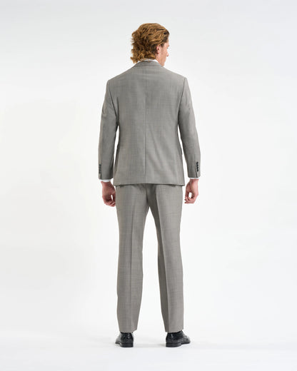 Dove Grey Micro-Check Two-Piece Suit