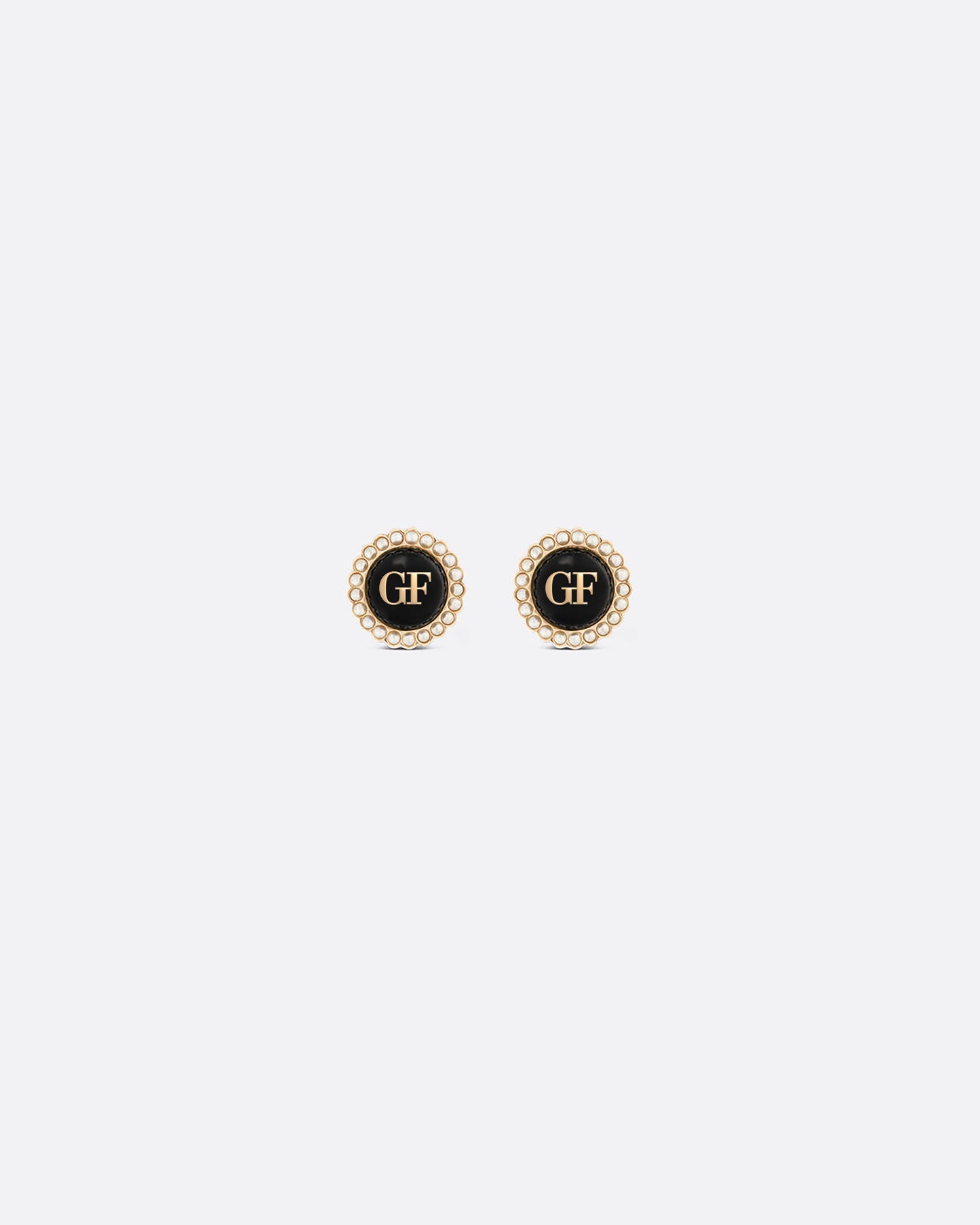 GF Logo Stud Earrings