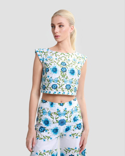 Floral Sleeveless Top