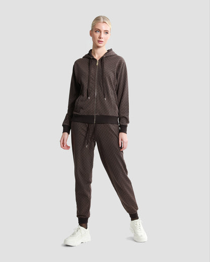 Brown Tracksuit with hoodie