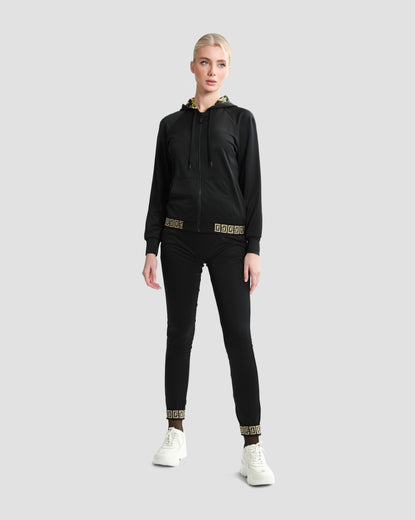 Velvet Tracksuit Hoodie set