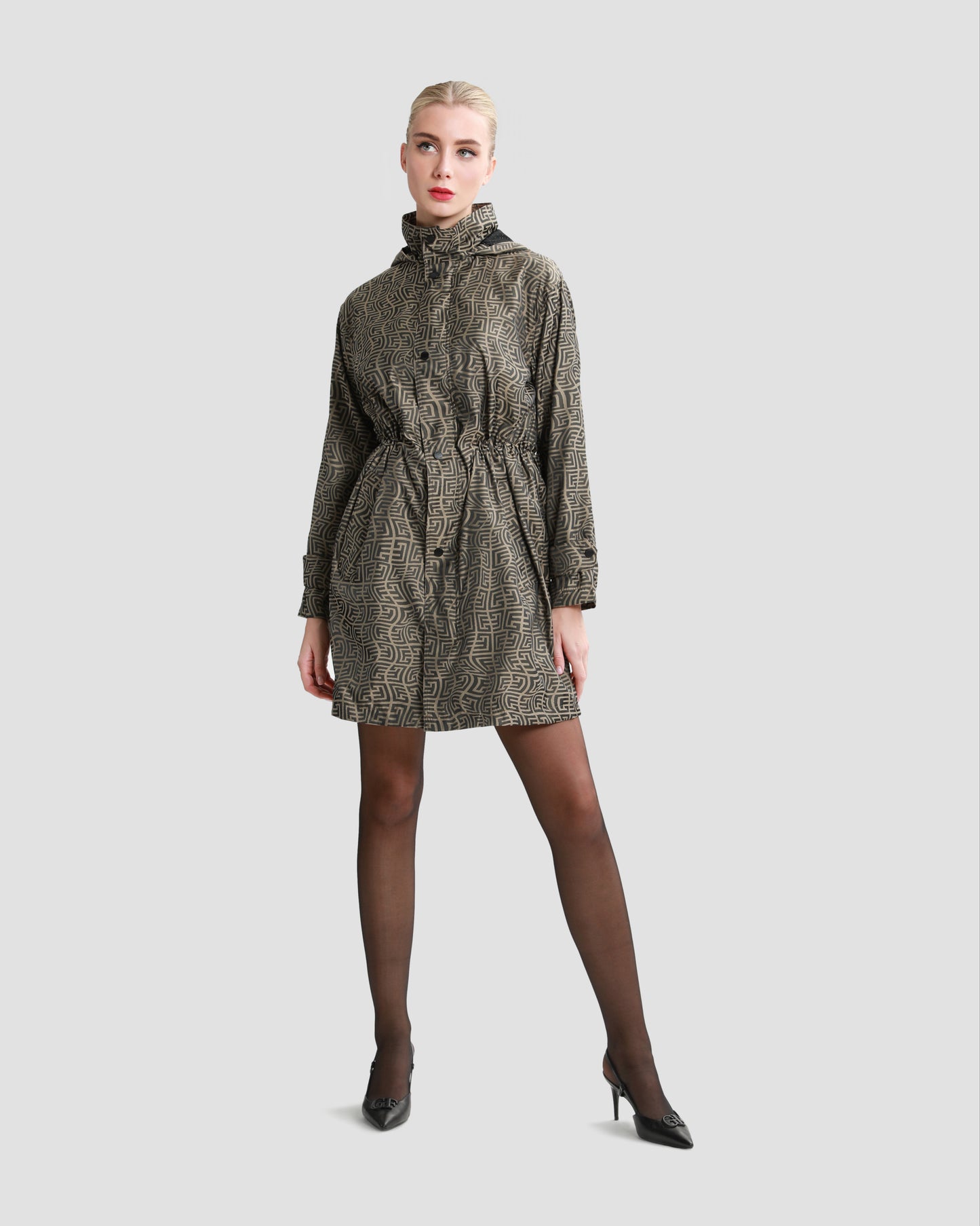 Monogram Hooded Raincoat