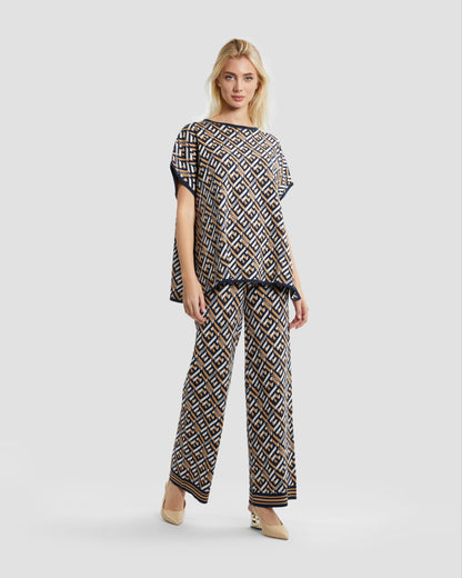 Monogram Flared Pants