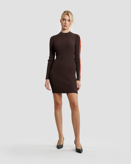 Tapered Sleeve Knit Dress