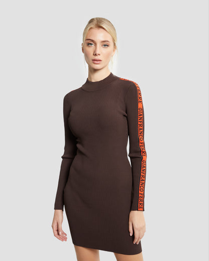 Tapered Sleeve Knit Dress
