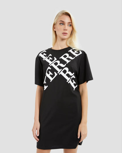 Cross Branding T-Shirt Dress