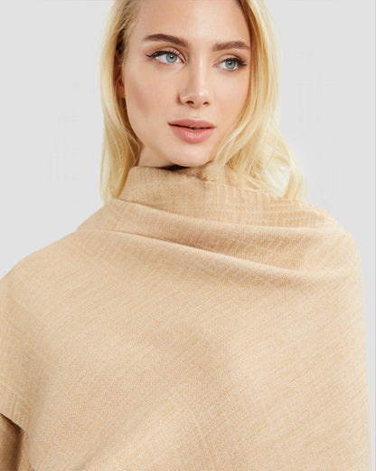 Fringed Monochrome Poncho