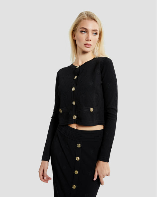 Embellished Knit Cardigan