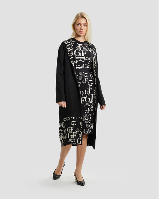 Monochrome Monogram Coat