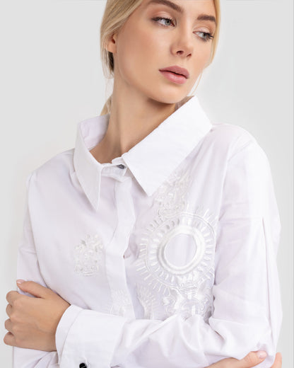 Embroidered Imperial Logo Shirt