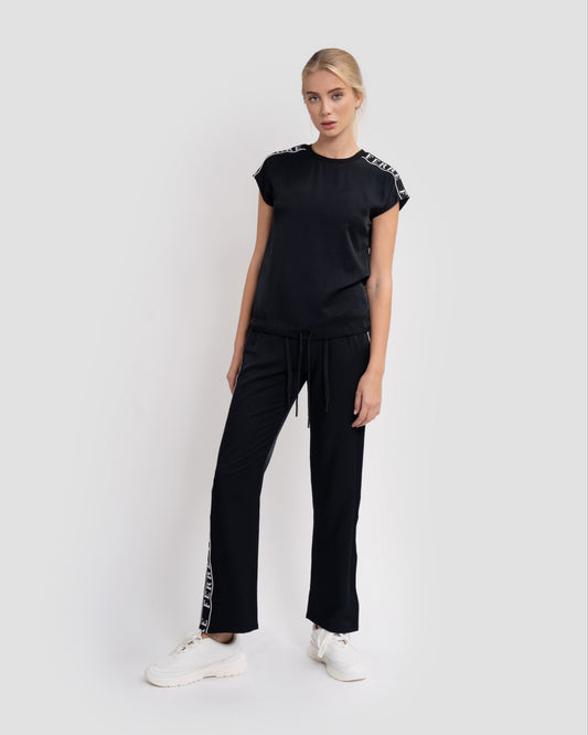 Woven Logo Tape Tracksuit Set
