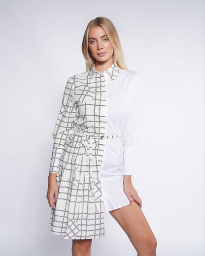 Asymmetrical Shirt Dress