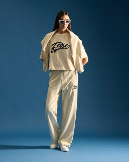 Script Ferre Front Boxy T-Shirt