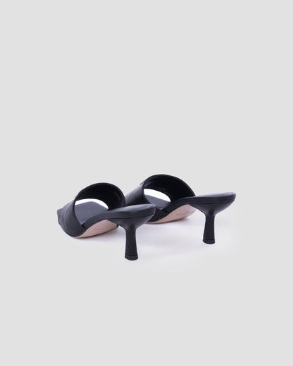 Metal Logo Heeled Sandals