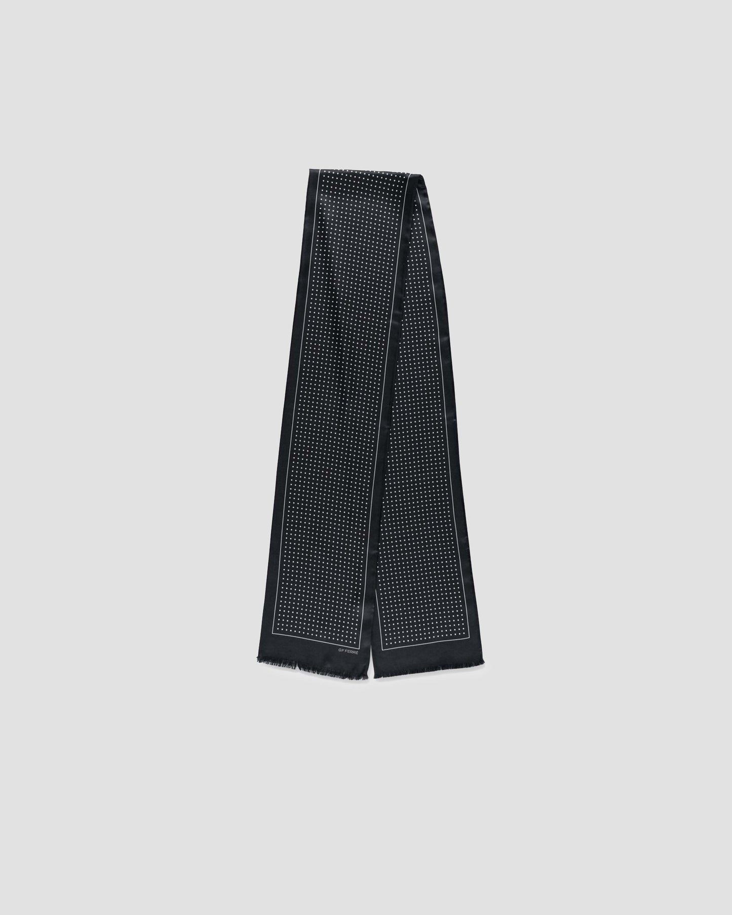 GF Ferre Silk Dotted Formal Scarf