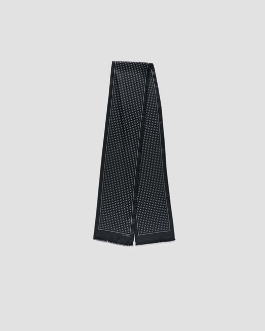 GF Ferre Silk Dotted Formal Scarf