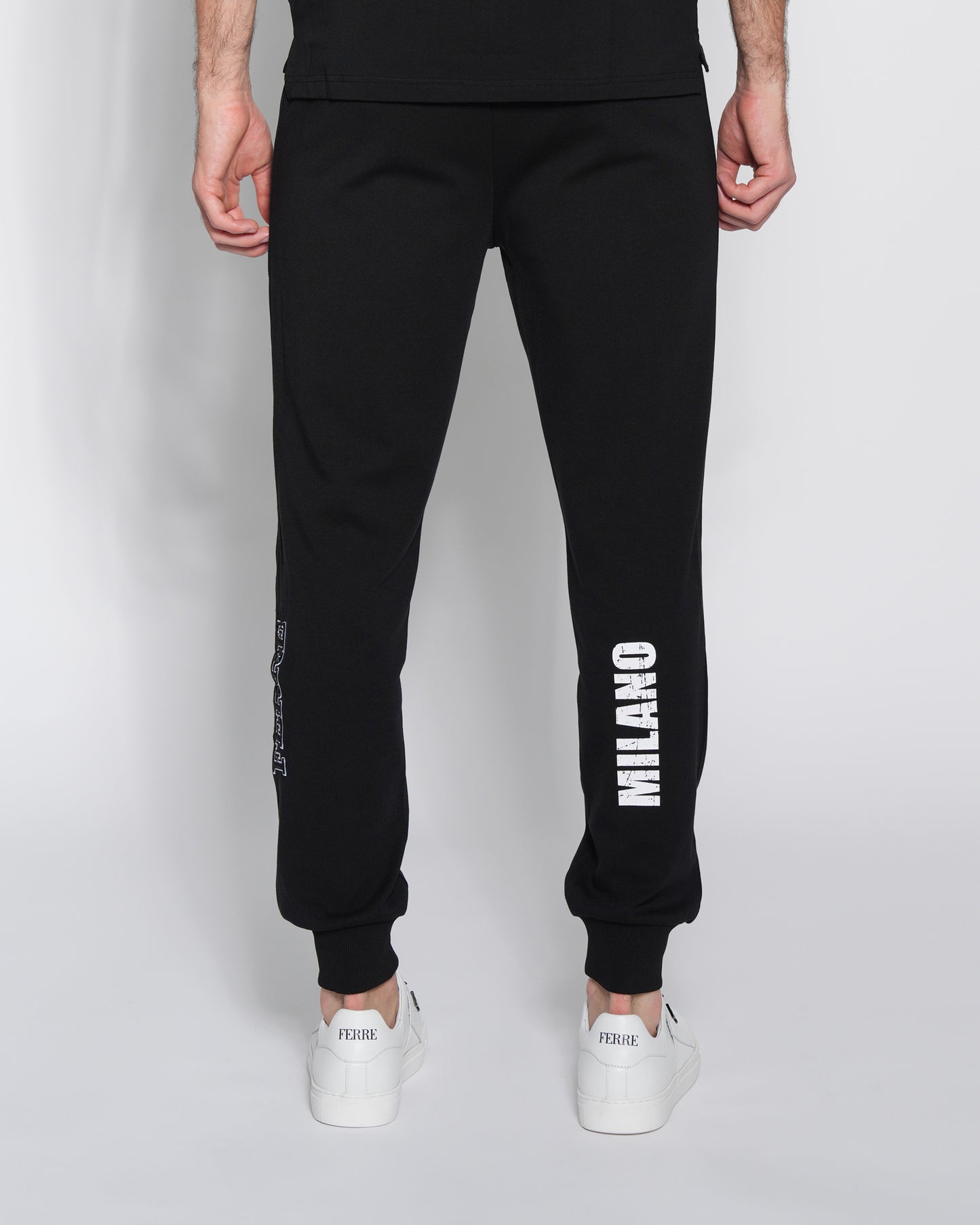 Embroidered and Printed Logo Track Pants