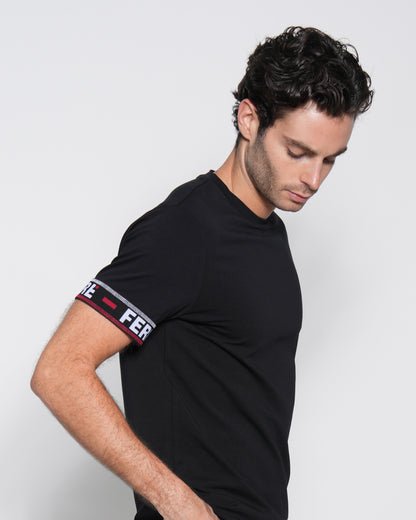 Contrast Logo Tape T-Shirt