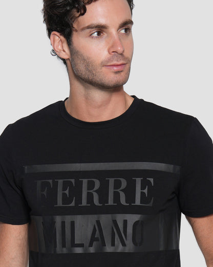 Rubber Logo Print T-Shirt