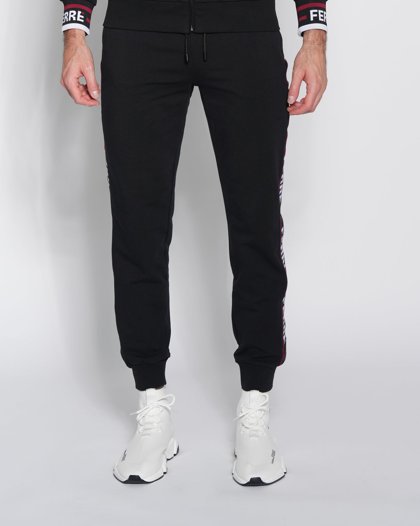 Contrast Logo Taping Track Pants