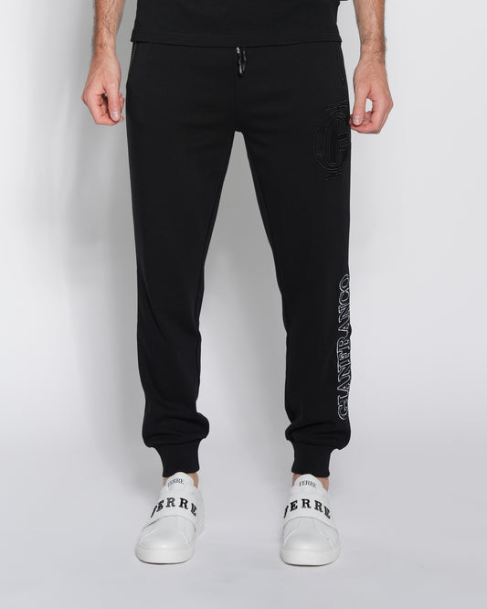 Embroidered and Printed Logo Track Pants