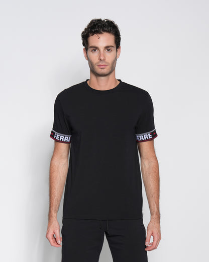 Contrast Logo Tape T-Shirt