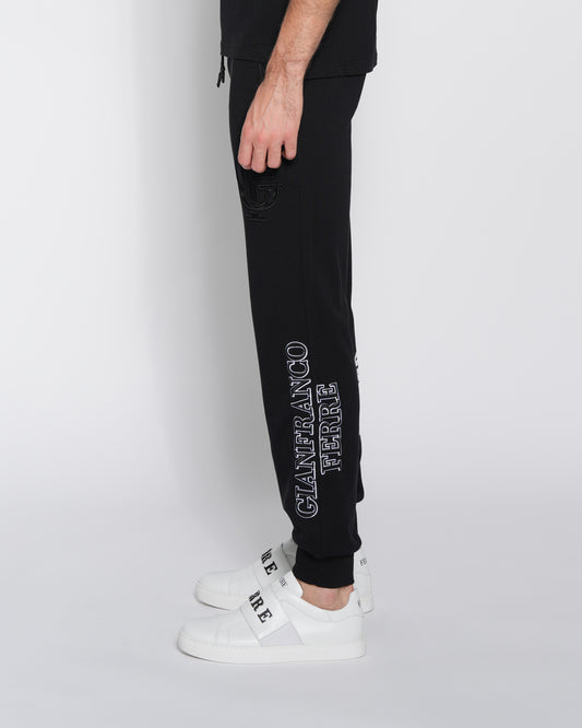 Embroidered and Printed Logo Track Pants