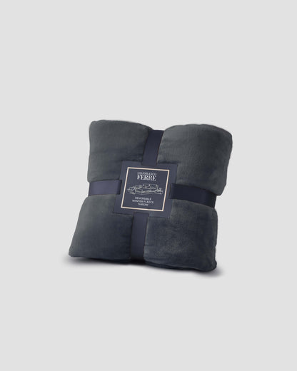 Gianfranco Ferre Reversible Winter Fleece Throw