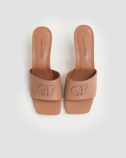 Logo Heeled Sandals