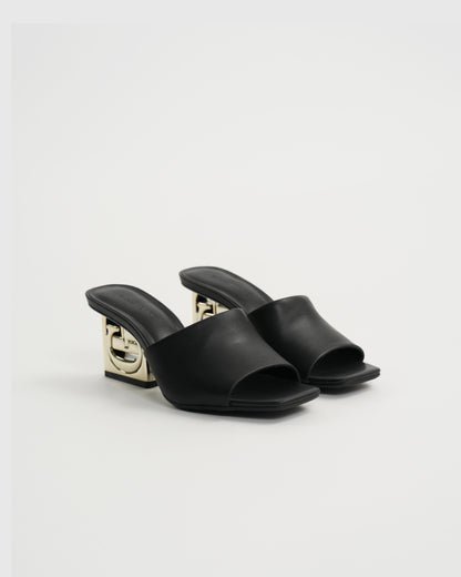 GF Open Toe Metal Heel Sandals