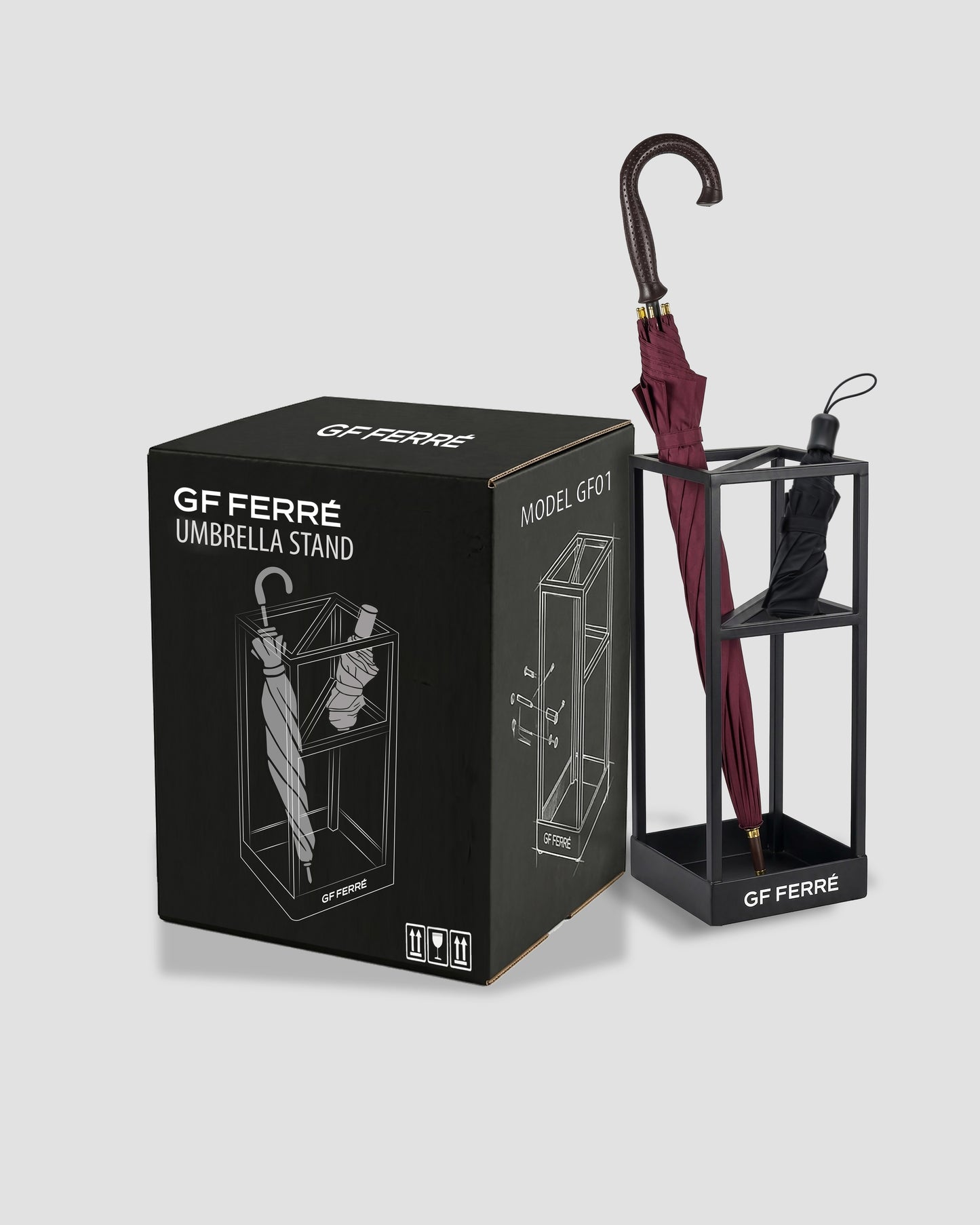 GF Ferre Industrial Minimalist Umbrella Stand