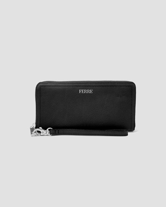 Ferre Caviar Continental Wristlet