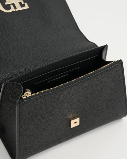 GF Hand Bag with Scarf-Tied Top Handle