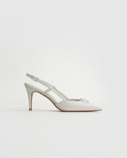 Logo Slingback Pumps