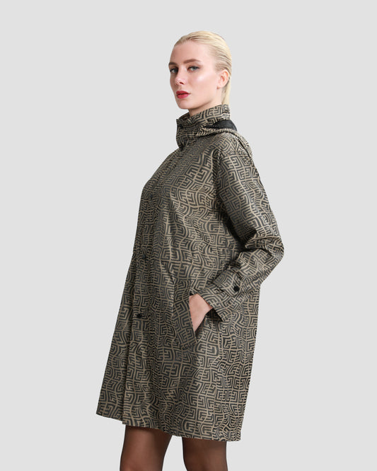 Monogram Hooded Raincoat