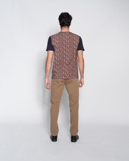 Contrast Monogram T-Shirt