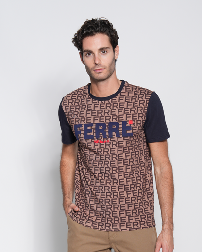 Contrast Monogram T-Shirt