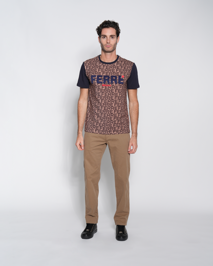 Contrast Monogram T-Shirt