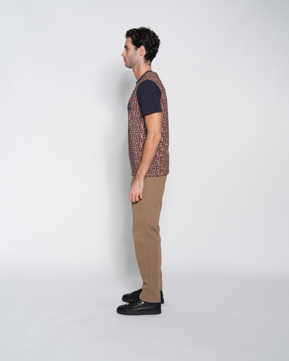 Contrast Monogram T-Shirt