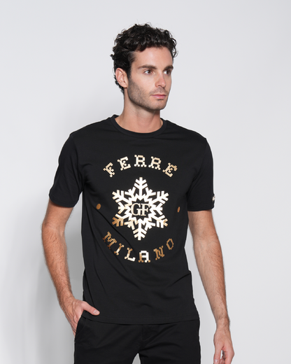 Graphic Print Crewneck T-Shirt