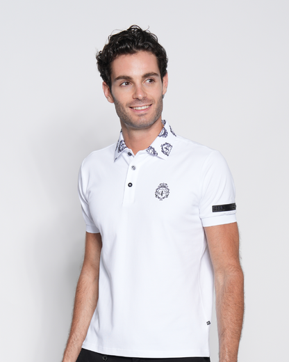 Classic Print Polo Shirt