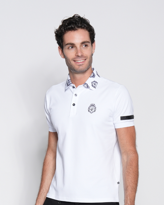 Classic Print Polo Shirt